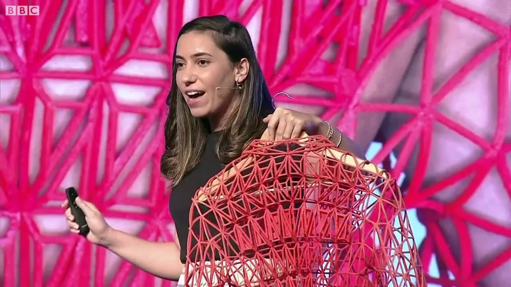 Danit Peleg presenting at BBC 100 Women