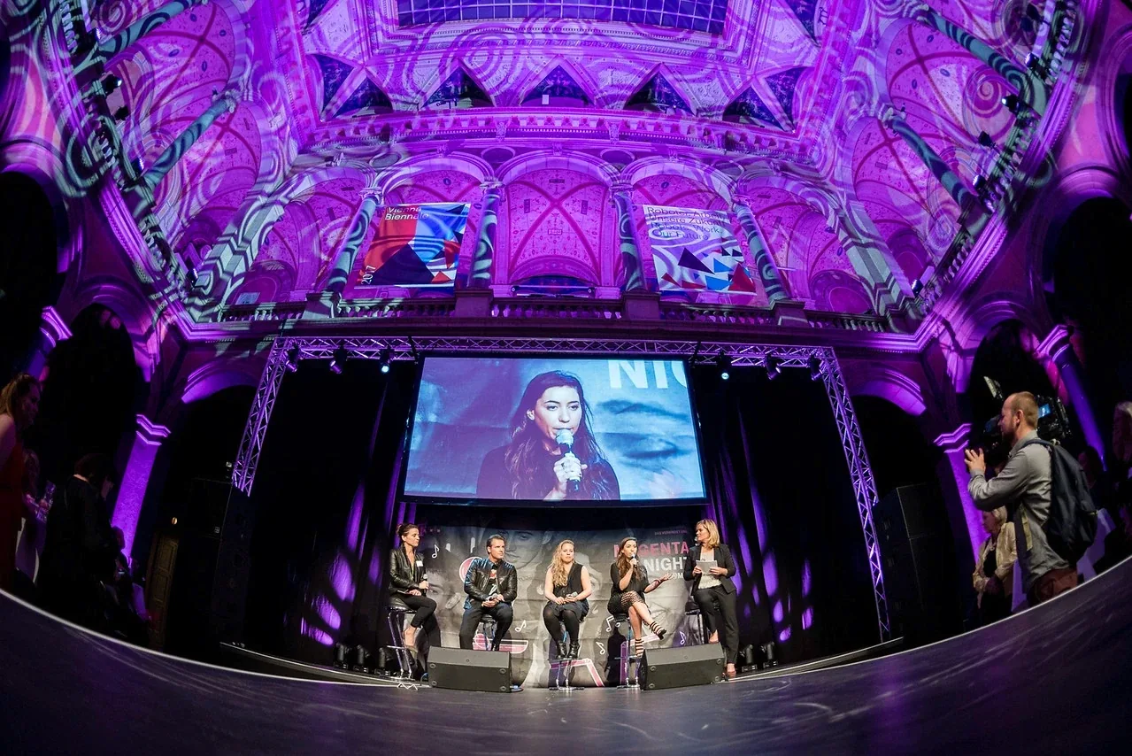 Danit Peleg speaking at an event